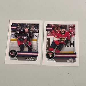 2025-26 Topps NHL Sticker Lot – Blue Jackets & Blackhawks